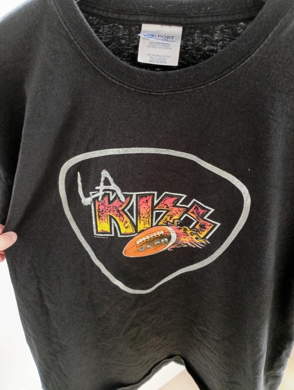 Vtg 2014 LA KISS AFL Arena Football Graphic T-Shirt XL Gene Simmons Paul Stanley - Picture 2 of 6